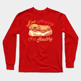 Happy hot-doggo Long Sleeve T-Shirt